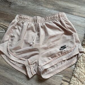 Pink nike shorts